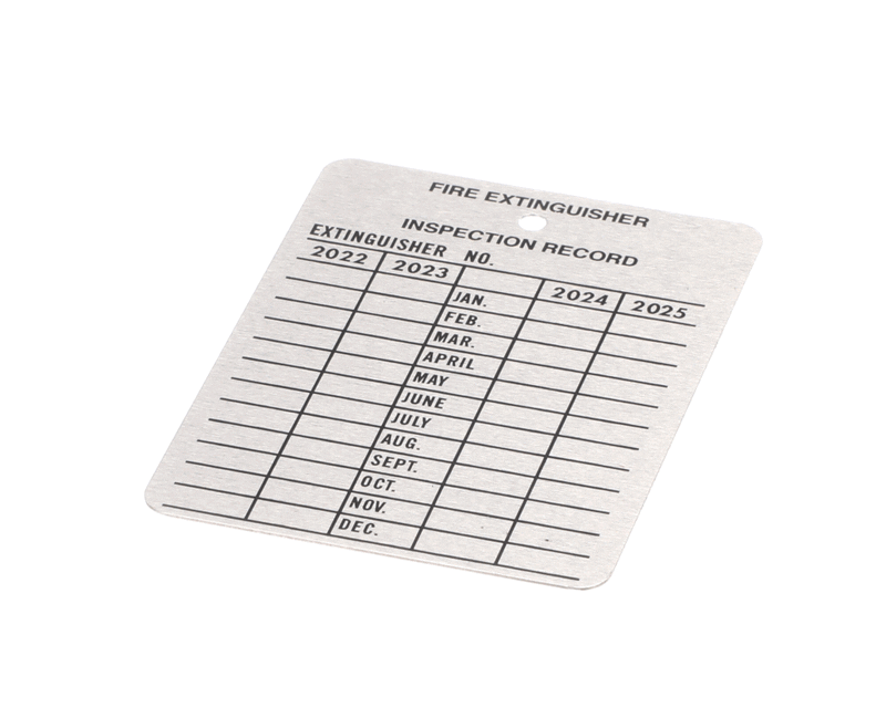 83350 — Firemaster Inspection Tag